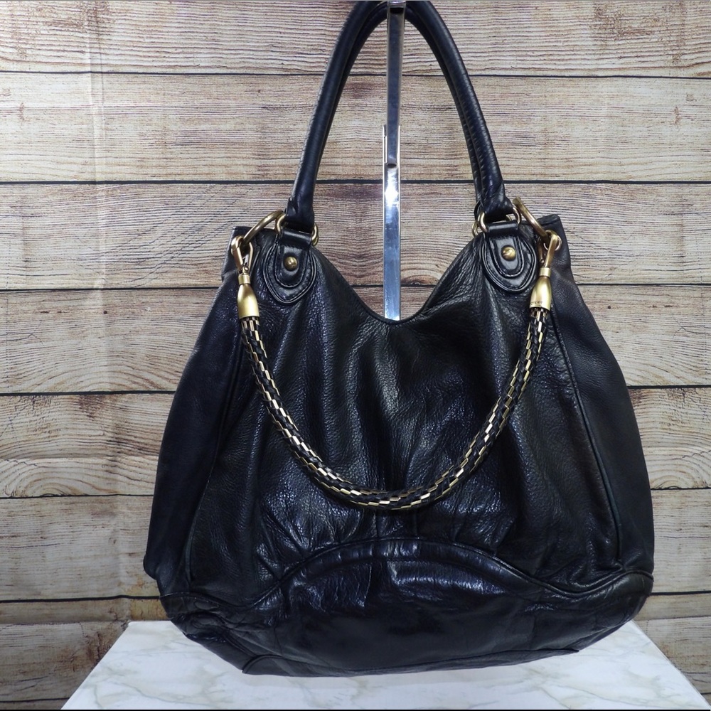 Botkier Leather Tote w/chain detail